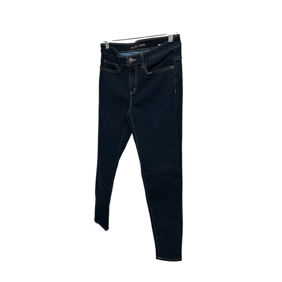Michael Kors Womens Izzy Skinny Jeans Size 4 Dark Wash Cotton Blend - Picture 3 of 8